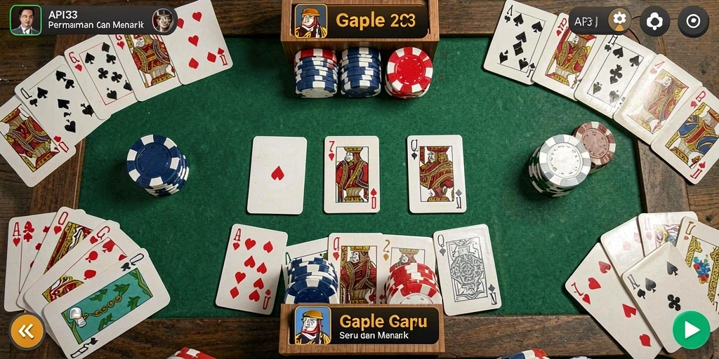 Tampilan gameplay seru API33 dengan teman-teman.