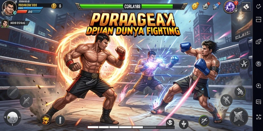 Gameplay pertarungan dinamis dan grafis memukau di CORLA188.