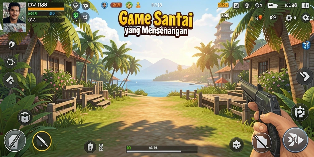 Tampilan gameplay menarik dan penuh warna dari DV188.