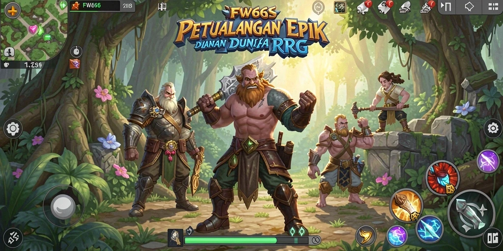 Tampilan gameplay menarik dari <strong>FW66</strong> dengan aksi RPG yang seru.