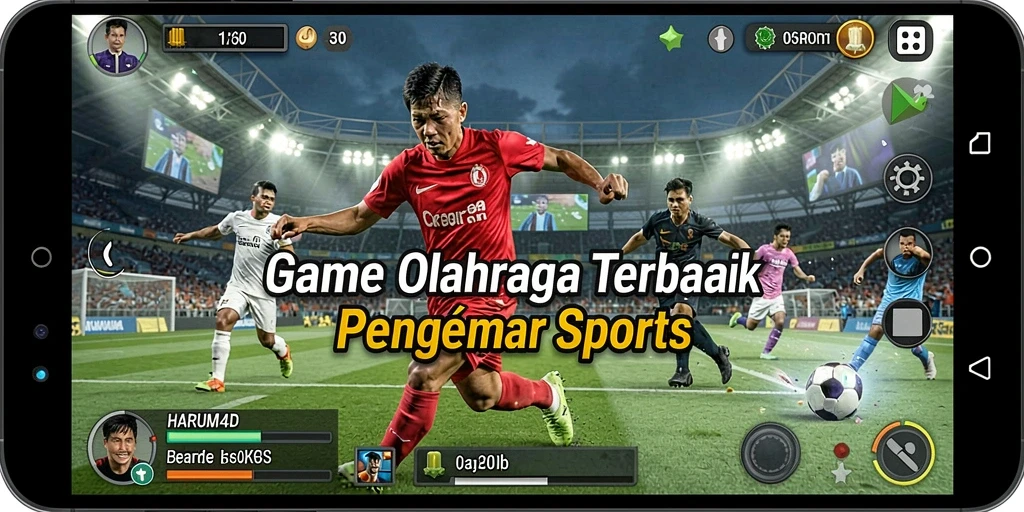 Tampilan gameplay seru dalam permainan olahraga HARUM4D.