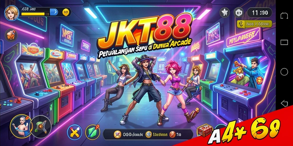 Gameplay JKT88 yang seru dengan karakter dan level menantang.