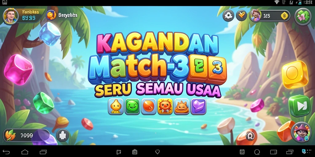 Tampilan gameplay KAGANDAN yang menarik dan penuh warna.