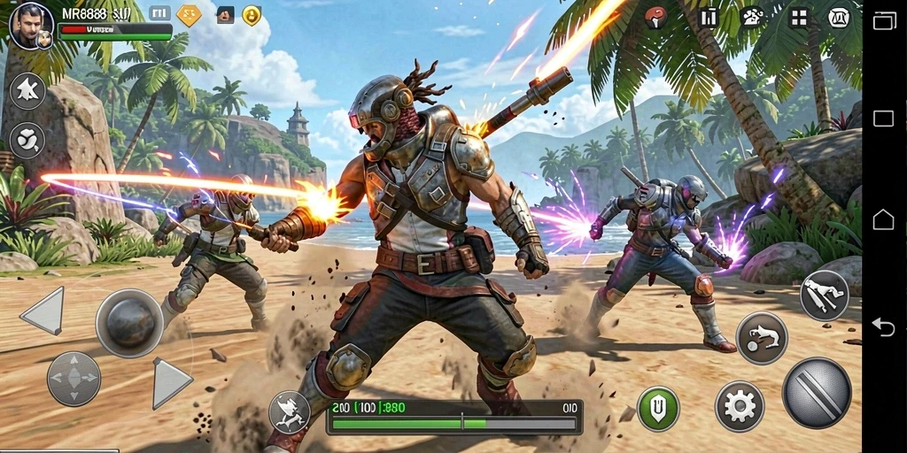 Tampilan gameplay MR888 yang penuh aksi dan tantangan.