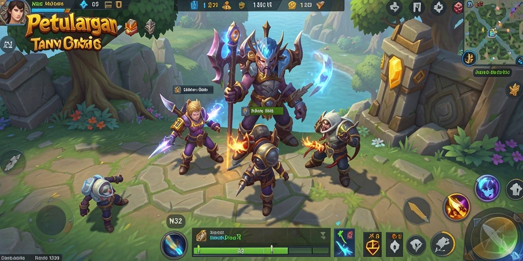 Gameplay menakjubkan di dunia fantasi N32 yang luas dan mendetail.
