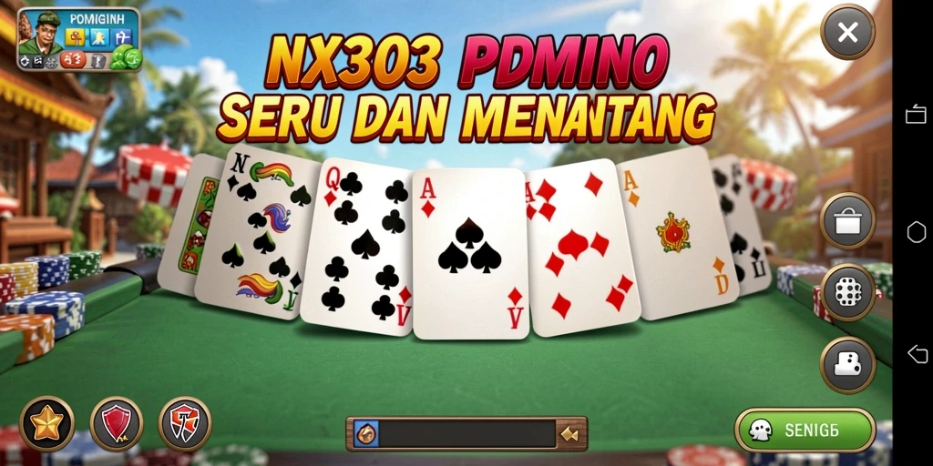 Tampilan gameplay seru dari NX303 yang menarik dan interaktif.