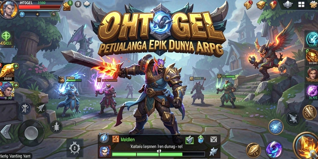 Tampilan gameplay ARPG yang menarik dan imersif di OHTOGEL.