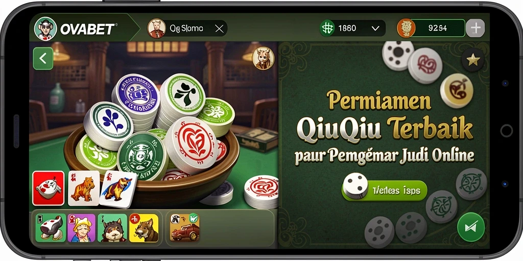 Tampilan menarik dari gameplay QiuQiu di OVABET.