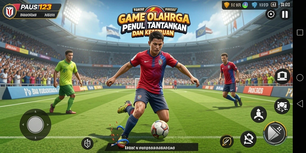 Screenshot gameplay PAUS123 yang menampilkan aksi seru di lapangan.