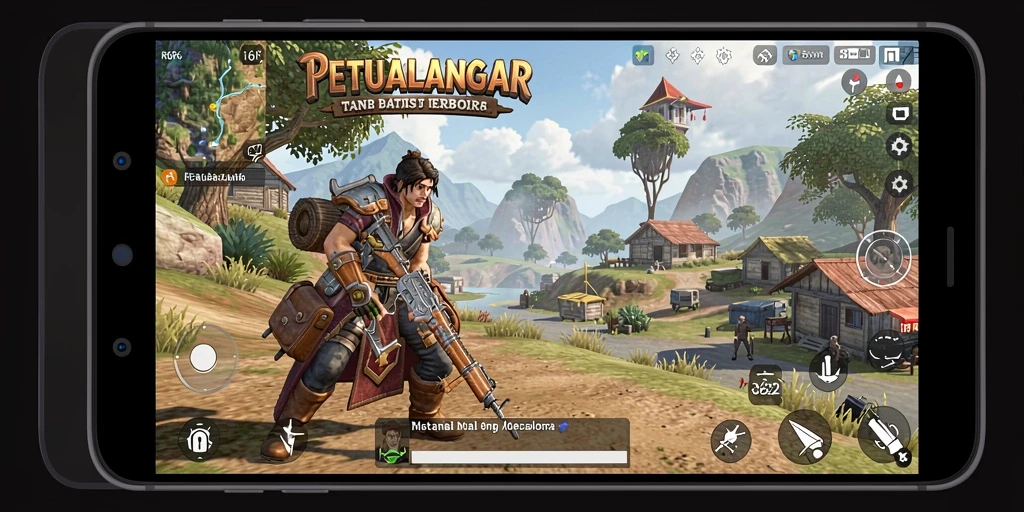 Tampilan gameplay R6R6 menampilkan petualangan seru di dunia terbuka.
