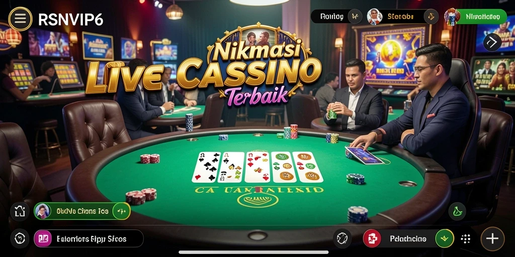 Gameplay Live Casino yang seru dan interaktif di RSNVIP6.