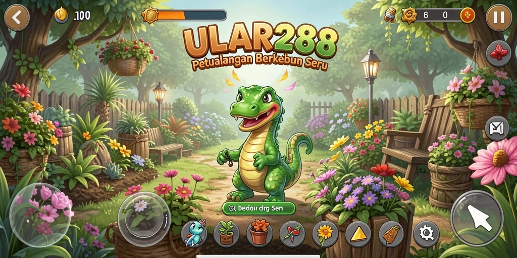 Tampilan menarik dari gameplay Farming di ULAR288.