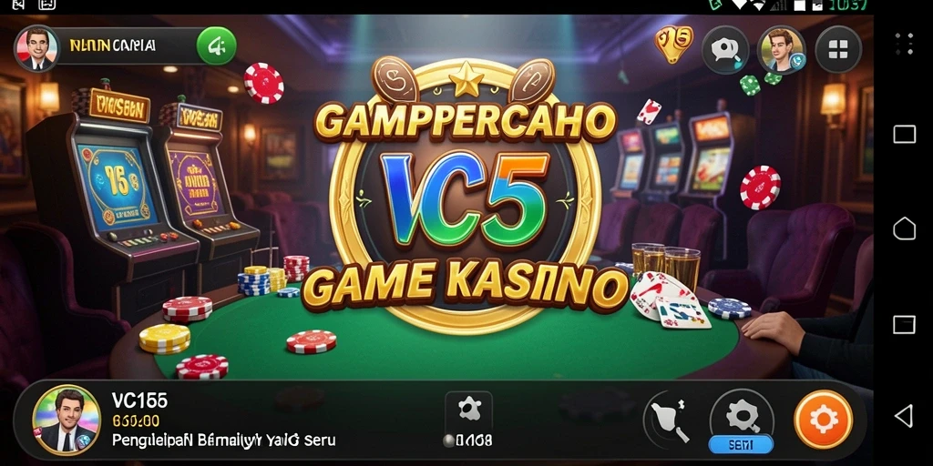 Tampilan menarik dari gameplay Kasino VC5 yang mendebarkan.
