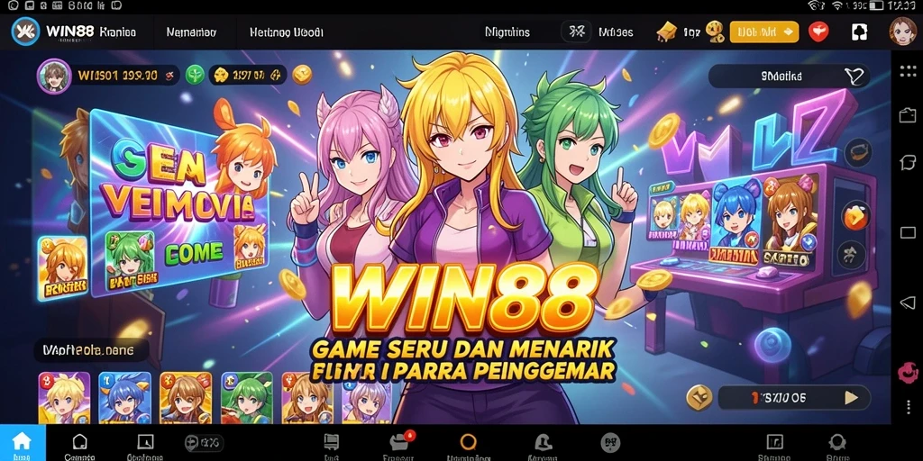Tampilan gameplay menarik dari game Anime WIN88.
